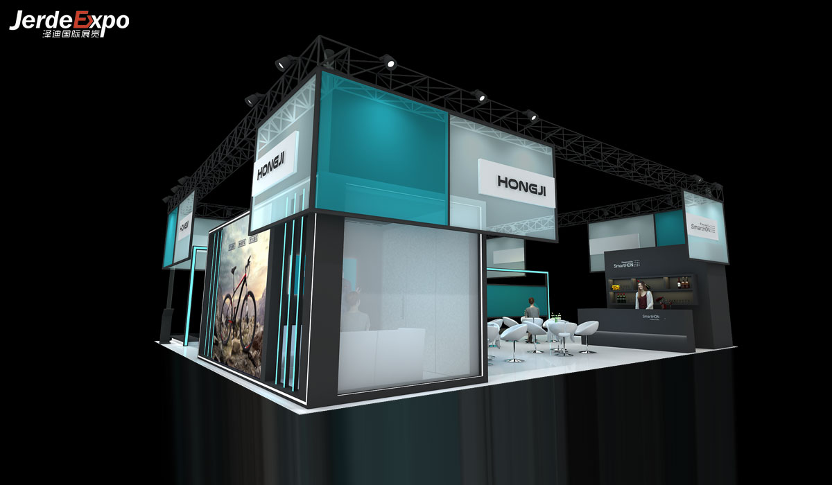 自行車展臺設(shè)計(jì)效果圖