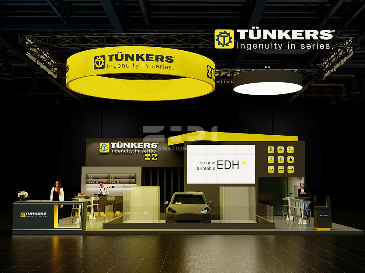 汽車鋁工業(yè)展位設(shè)計(jì)